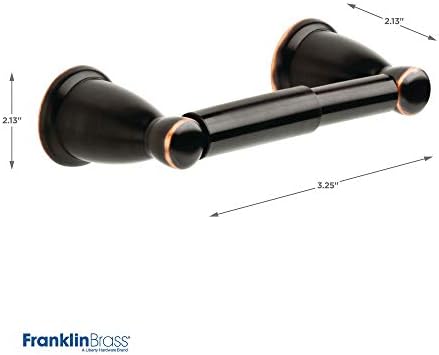 Franklin Brass 3-Piece Oil Rubbed Bronze Bathroom Set Towel Rack, Ring, Toile...