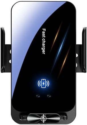 Magnetic Phone Holder Wireless Car Charger Phone Mount, Black