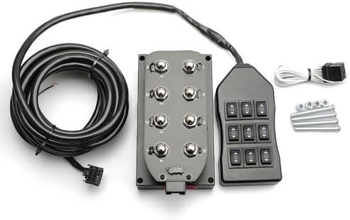 12V Air Ride Suspension Manifold Kit with 8 Air Ride Solenoid Valves