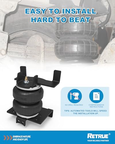 RETRUE Rear Air Bags Suspension Kit for 2004-2008 Ford F150