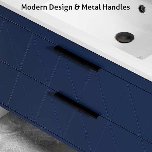 eclife 36" Floating Bathroom Vanity with Sink Combo, Modern Wall-Mounted...