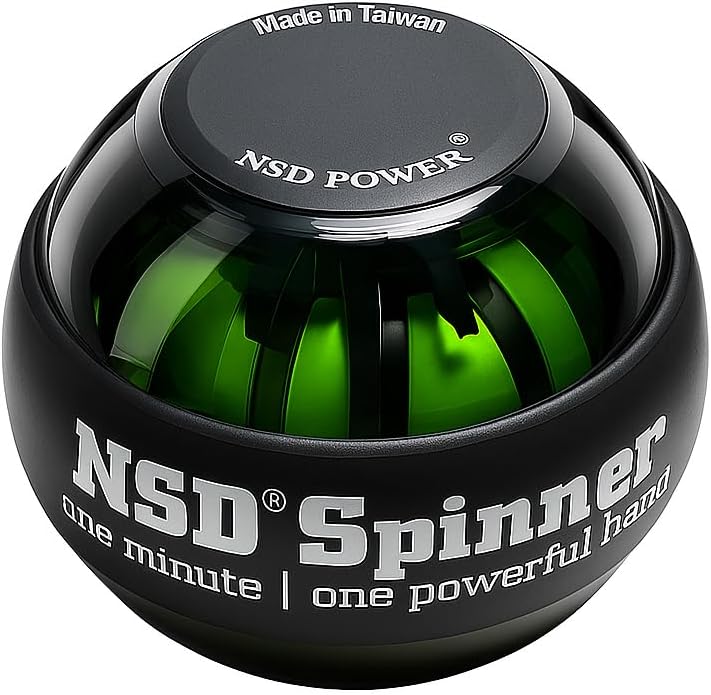 NSD Manual Thumb Wind Start Spinner Gyro Ball – Up to 15,000-18,000 RPM Premi...
