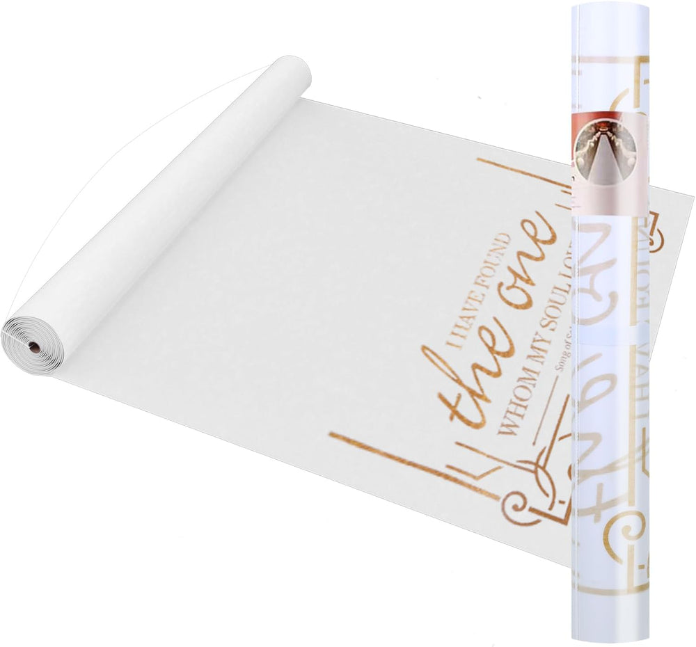 Thickened Aisle Runner for Wedding CeremonyFeet White Aisle Runner Walkway fo...