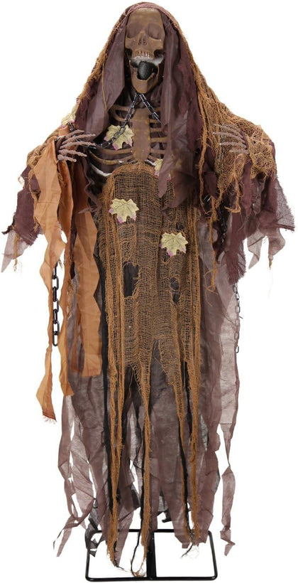 Haunted Hill Farm 5.2-Ft. Sonic Reaper Halloween Animatronic