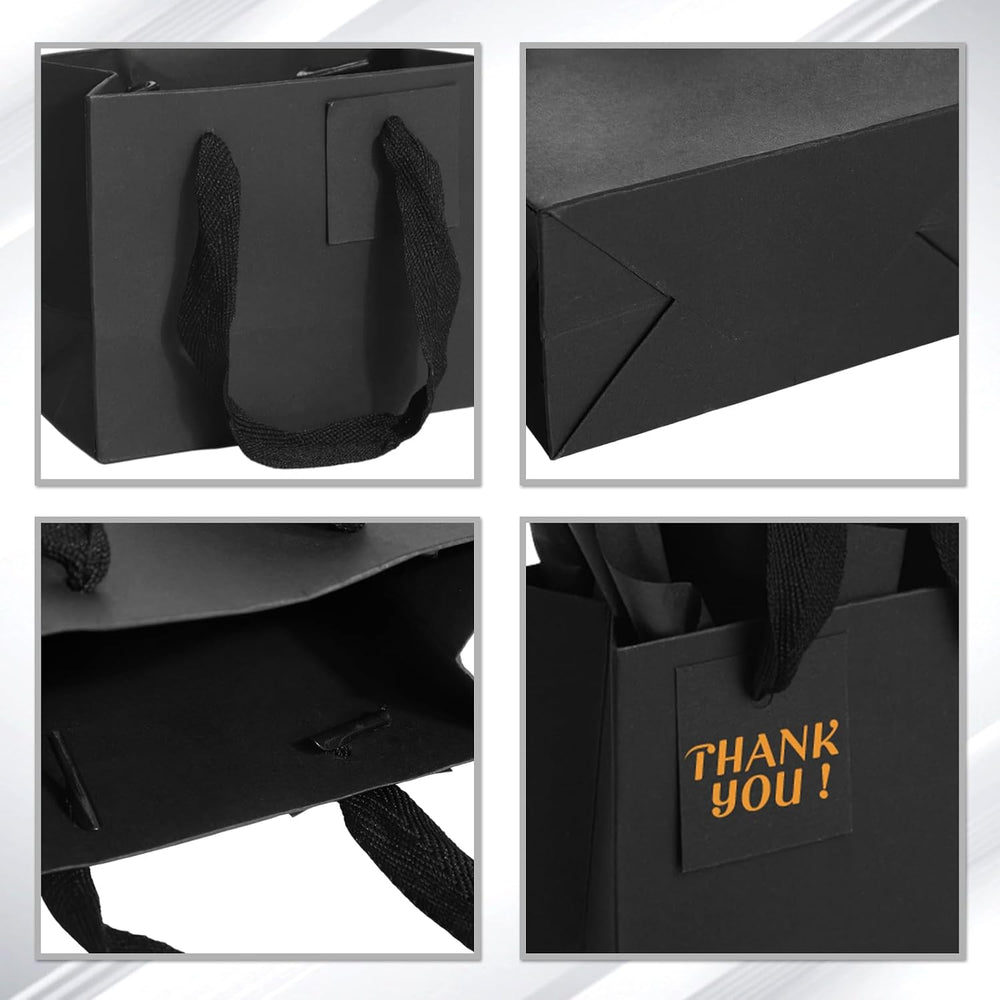 Qilery 50 Pcs Halloween Paper Gift Bag