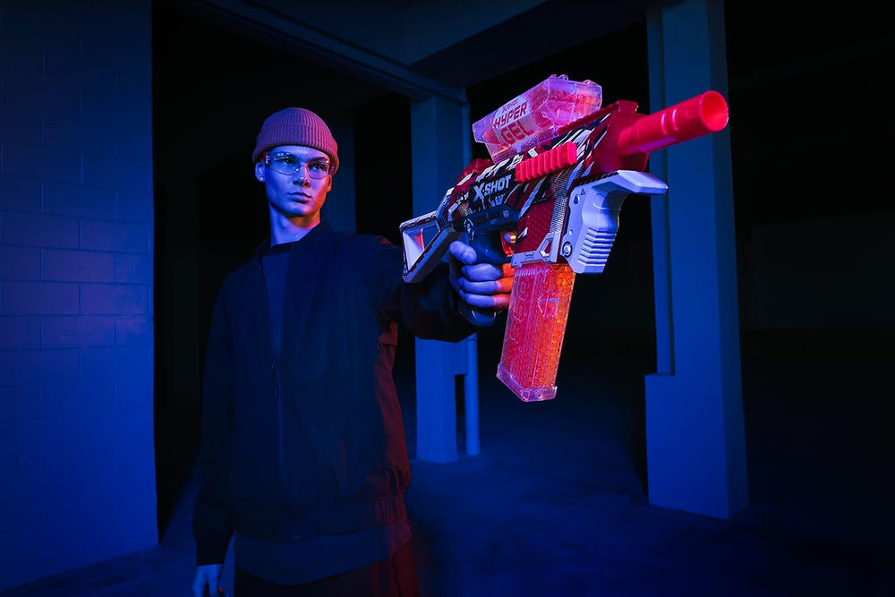XSHOT Hyper Gel Trace Fire Blaster, Semi and Fully Automatic Gel Blaster &...
