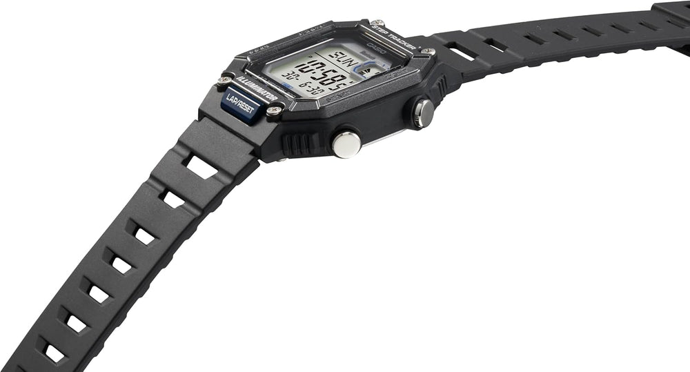 WS-B1000 Series | Men's Digital Watch | (Black) | 100M WR | Step Tracker ...