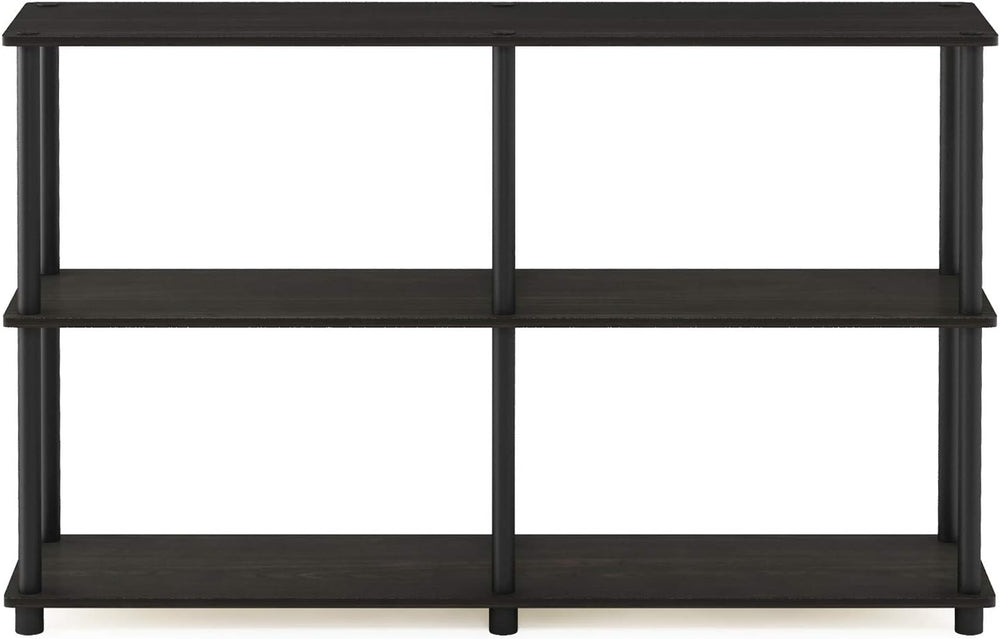 Furinno TURN-N-TUBE Storage Shelves, 3-Tier 47.4 Wide Book Shelf, Corner Shel...