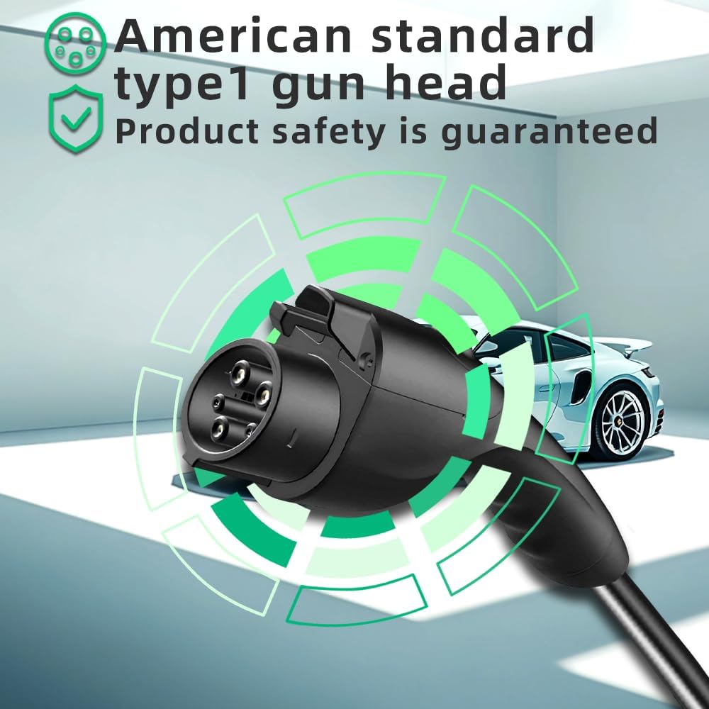 Level 1+2 EV Charger,8~16Amp Electric Vehicle Charging Station