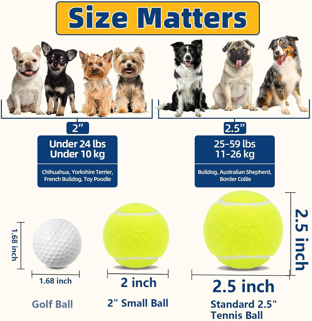 SHYUJAJIE Dog Balls, Tennis Balls for Dogs