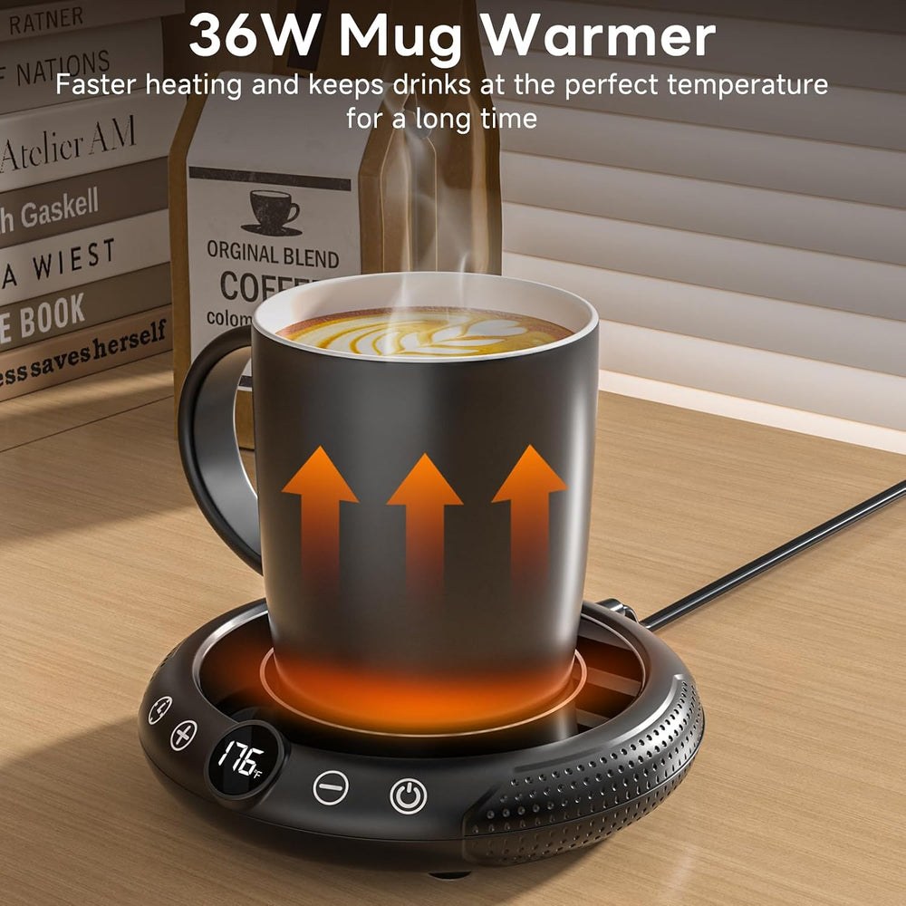 Coffee Mug Warmer with Mug Set - Cup Warmer for Desk Auto Shut Off, Smart Ele...