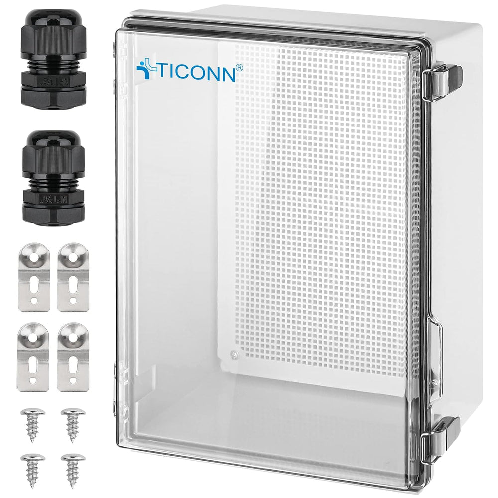 TICONN Outdoor Electrical Box Waterproof, ABS IP67 Junction Box Enclosure