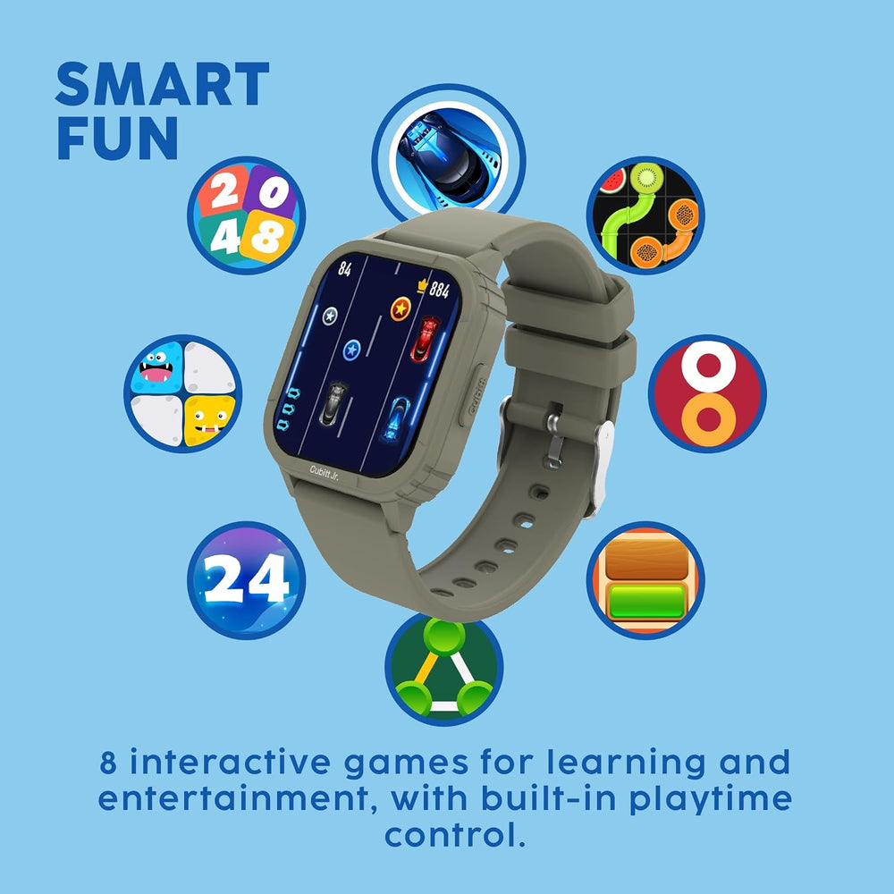 Cubitt Jr. Smartwatch Fitness Tracker, 1.75" AMOLED – Forest Green