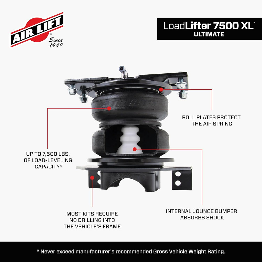 Air Lift 57552 LoadLifter 7500 XL Ultimate Air Spring Suspension Kit