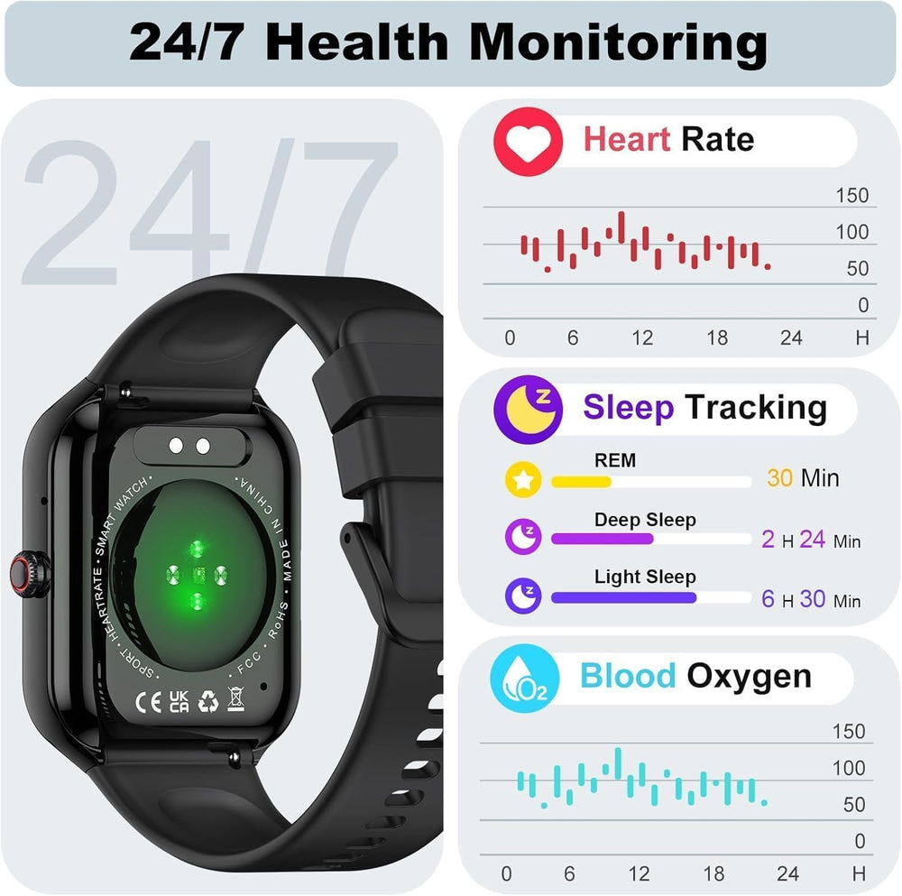 Fempoin Smart Watch for Women Men (Answer/Make Call),1.96" SmartWatch, F...