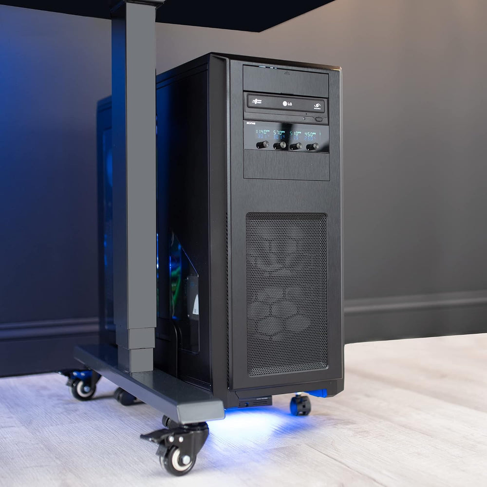 VIVO Large Computer Tower Desktop ATX-Case, CPU Steel Rolling Stand, 7.8 to 1...