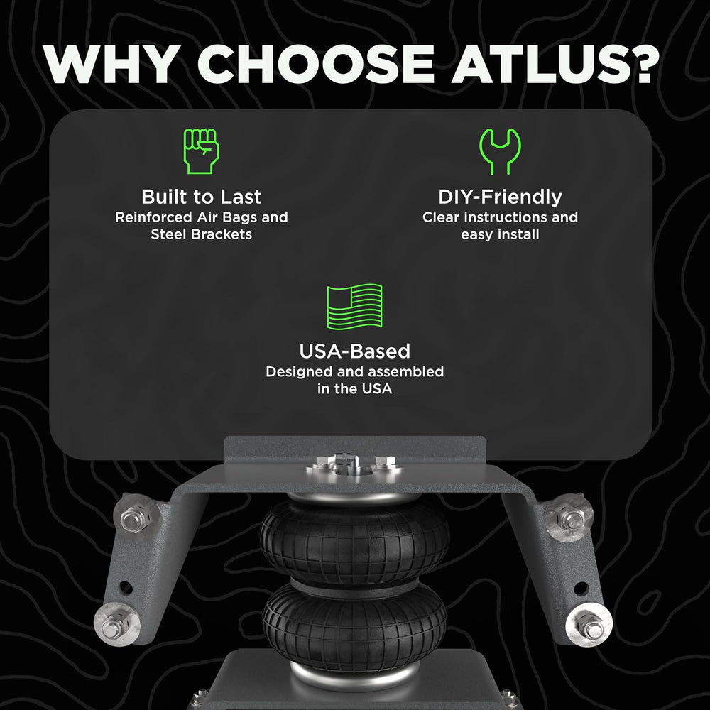 Atlus Engineered By Air Lift A5000 Air Bag Suspension Kit for 2019-2025 Ram 1...
