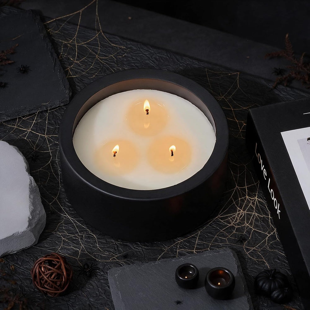 Viyffo 20oz Large Fall Scented Candle – Eucalyptus & Rosemary, 3 Wick Non...