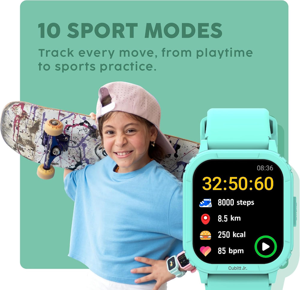 Cubitt Jr. Smartwatch Fitness Tracker, 1.75" AMOLED – Forest Green