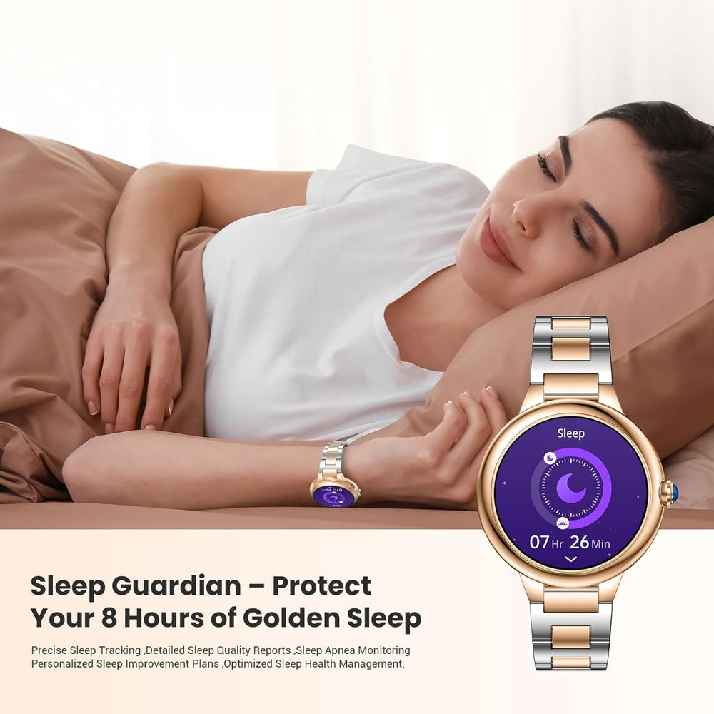 Luxury Smart Watches for Women, 1.19" AMOLED, DA GPT, Answer/Make Call