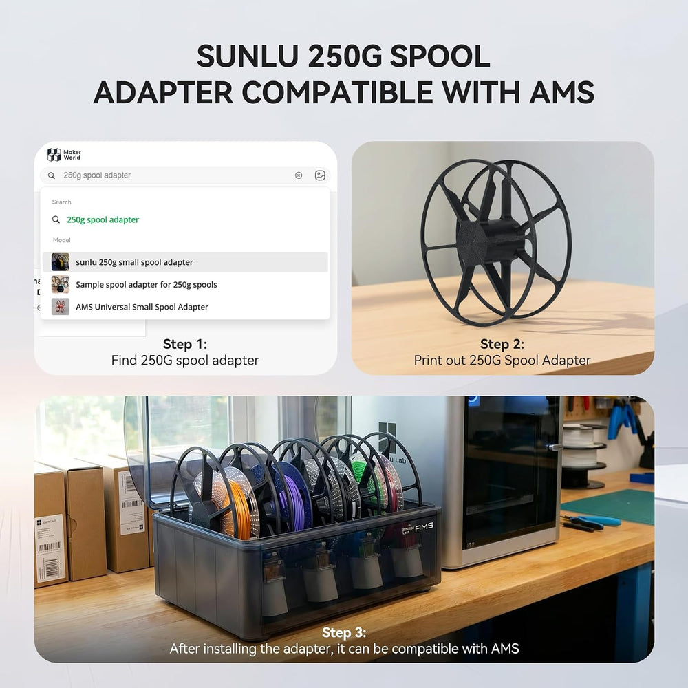 SUNLU High Speed PLA Filament 1.75mm, 8x250G Meta Pack, 8 Colors