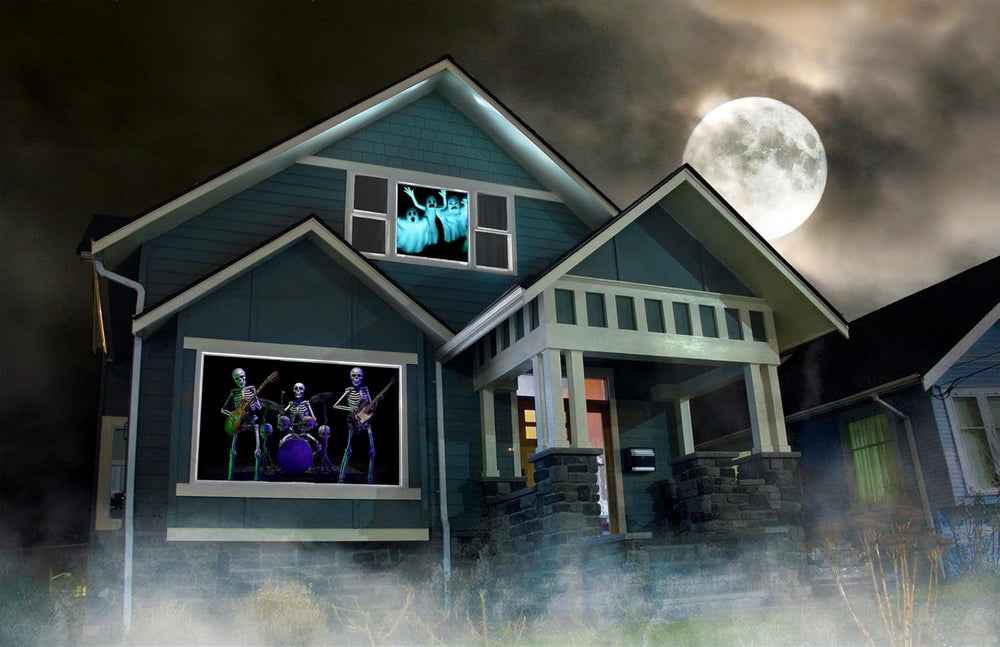 AtmosFX® Halloween Hollusion Digital Decoration on USB Includes 8 Atmosfx Vid...
