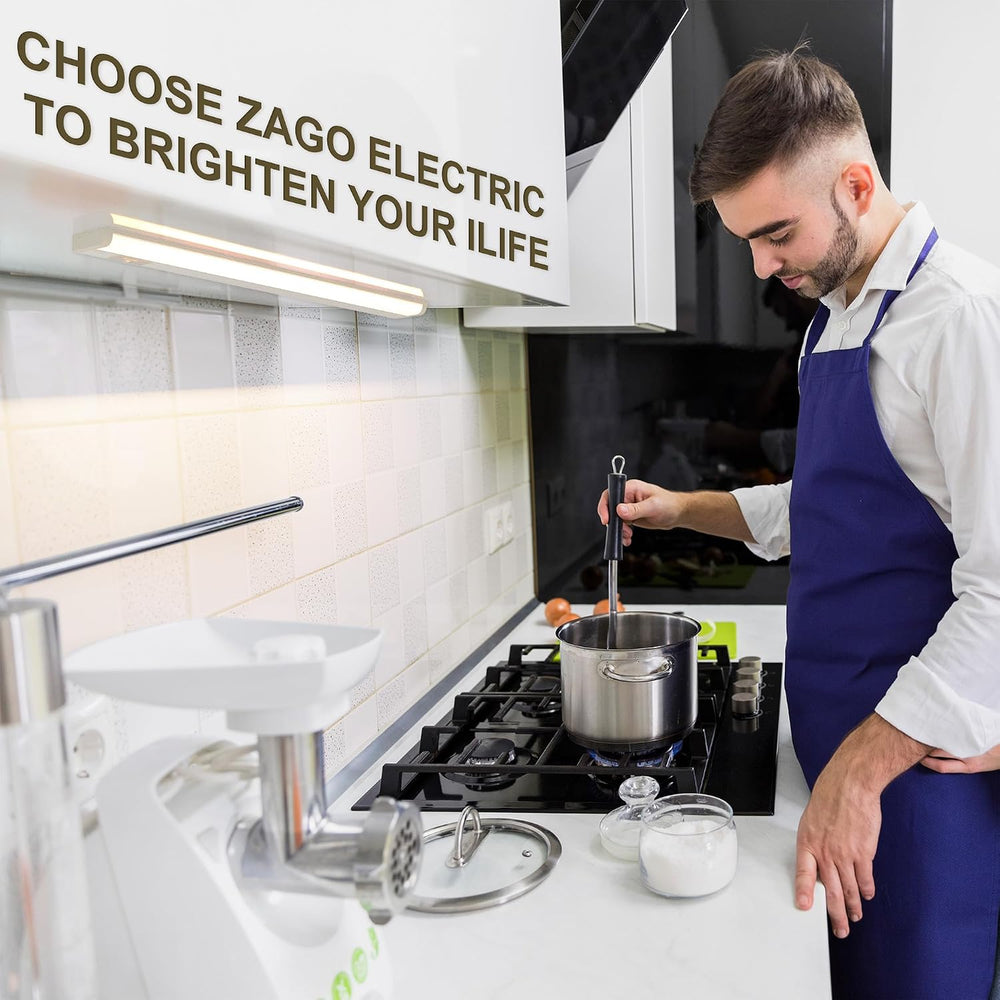 ZAGO 12 Inch LED Hardwired Under Cabinet Lighting with Clamp Connector, 5CCT ...