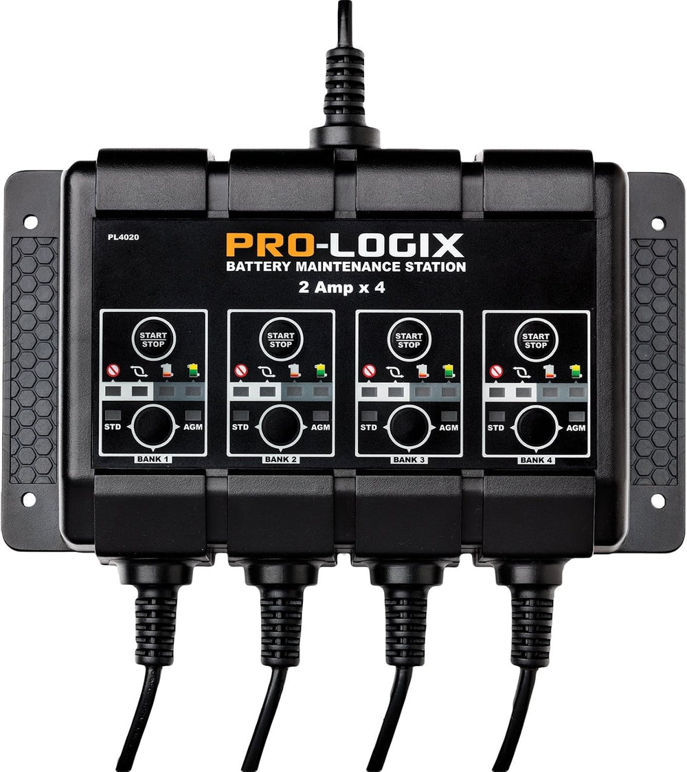Clore Automotive PL4020, Pro-Logix 4-Bank, 8-Amp (2-Amp Per Bank) Fully Autom...