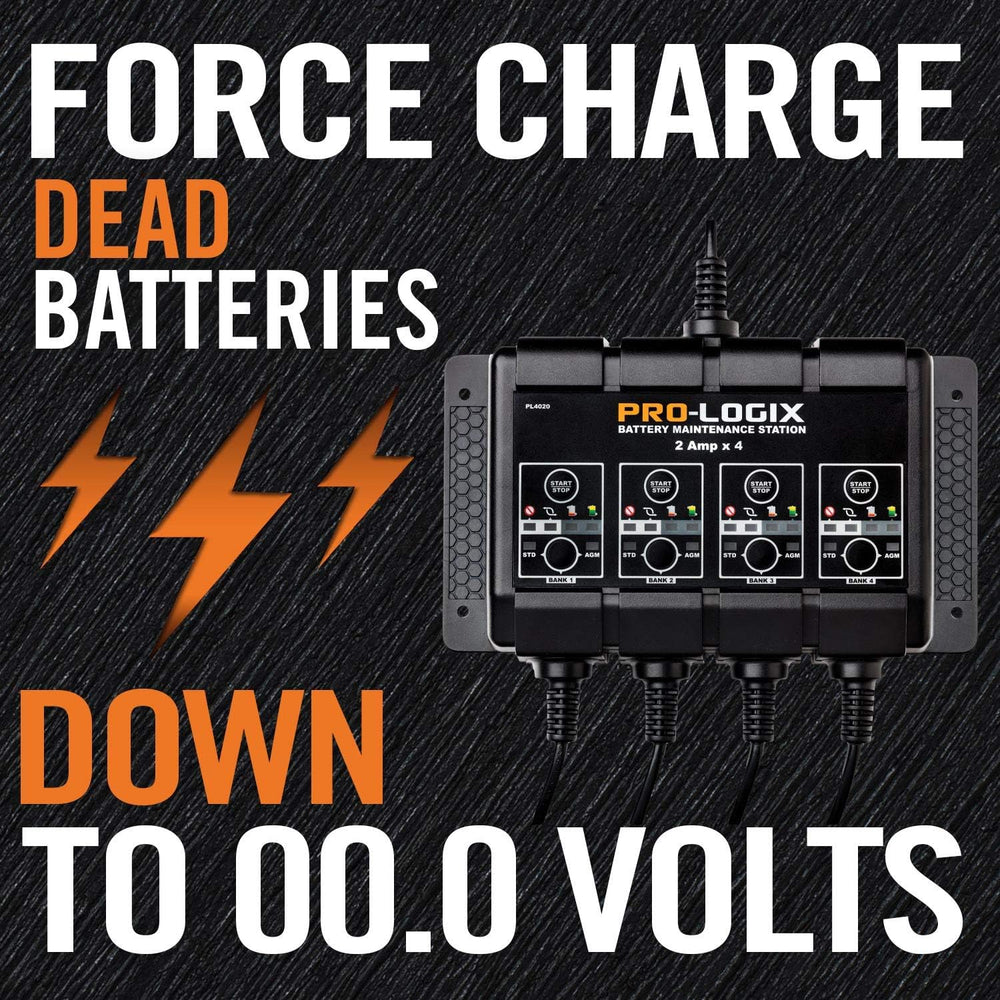 Clore Automotive PL4020, Pro-Logix 4-Bank, 8-Amp (2-Amp Per Bank) Fully Autom...