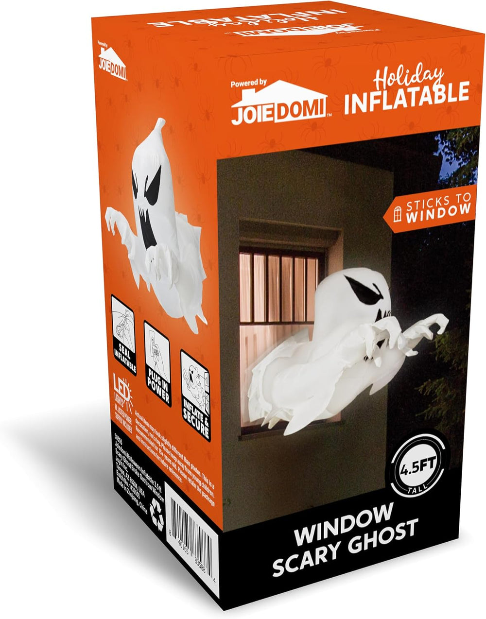 Joiedomi 4.5 FT Halloween Inflatable Scary Flying Ghost Broke Out from Window...
