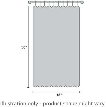 QJmydeco 100% Blackout Curtains 45 Inches Long 2 Panels Set, Short Linen Heat Blocking Drapes 46 Inch Small Window Decor for Kitchen Bedroom Bathroom Thermal Insulated Textured Look Hook Belt