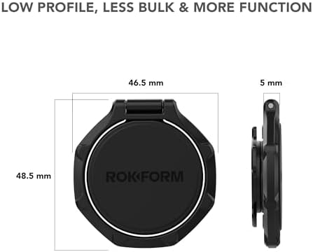 ROKFORM Sport Ring Grip and Stand, V2, RokLock Twist Lock (Black)