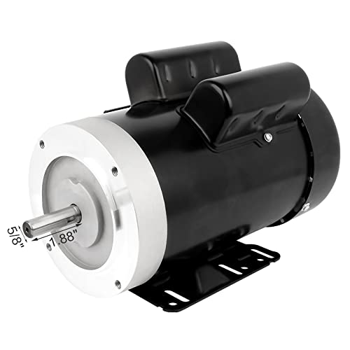 5HP Electric Motor 3450RPM General Purpose Single Phase Motor 208-230V 56C
