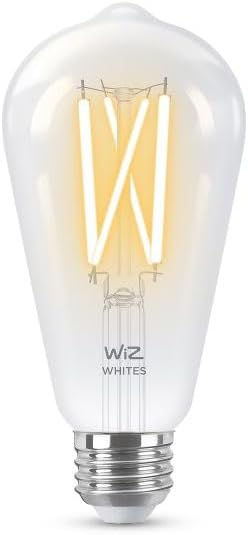 WiZ Clear 60W ST19 Tunable White Filament LED Smart Bulb (Pack of 6)