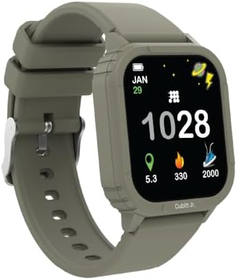 Cubitt Jr. Smartwatch Fitness Tracker, 1.75" AMOLED – Forest Green