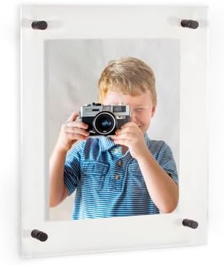 ArtToFrames 14x26 Inch Double Panel Floating Acrylic Picture Frame comes