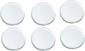 Biedermann & Sons 4-Inch Round-Shaped Beveled Mirror Plates, Set of 6