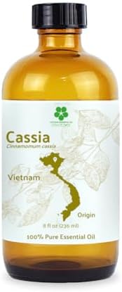 cassia essential oil, side view