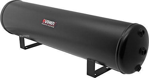 Vixen Air 12V Air Suspension Kit with 200 PSI Compressors and 5 Gallon Tank Onboard Air Ride System for Truck, RV, Car | for Air Bags, Air Springs, Load Leveling, Towing, Train Horns, VXX1208GW/4852DC