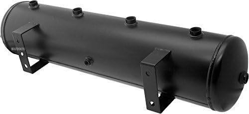 Vixen Air 12V Air Suspension Kit with 200 PSI Compressors and 5 Gallon Tank Onboard Air Ride System for Truck, RV, Car | for Air Bags, Air Springs, Heavy Load Leveling, Towing, Train Horns, VXO4852DBF