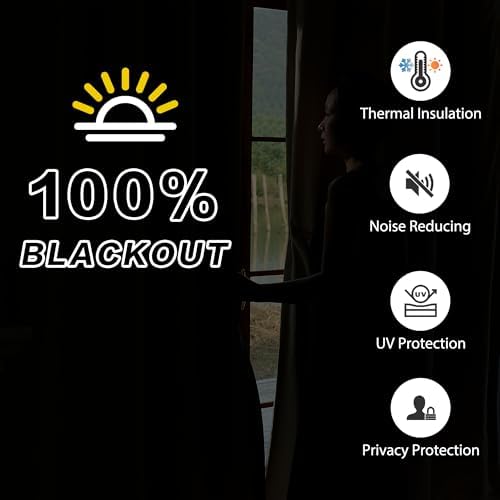 3-in-1 Thermal Winter Room Divider Curtains Total Blackout Soundproof Grommet Curtains for Bedroom Living Room (Grey, 50x80 Inches, 1 Panel)