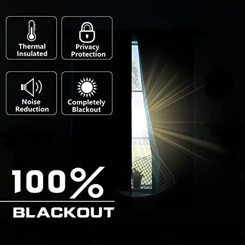 KOUFALL Closet Door Curtain Without Door,Insulated Thermal 78 Inch Long Black Pleated Curtains Alternative to Accordion Door