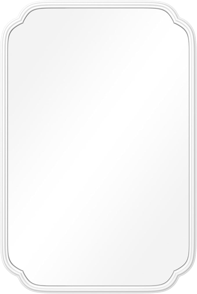 White Bathroom Mirror for Wall 20×30 Inch