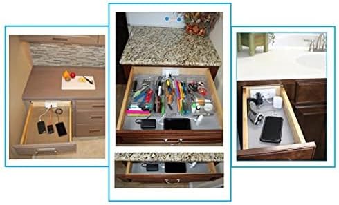 My Tidy Space PD30W USB-C 15 Amp Compact Drawer Docking Station Outlet Plugs