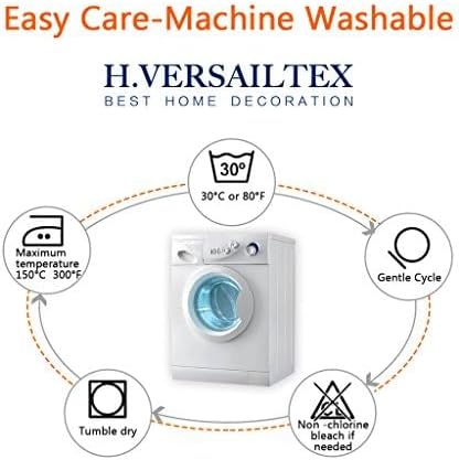 H.VERSAILTEX Navy Blackout Curtains