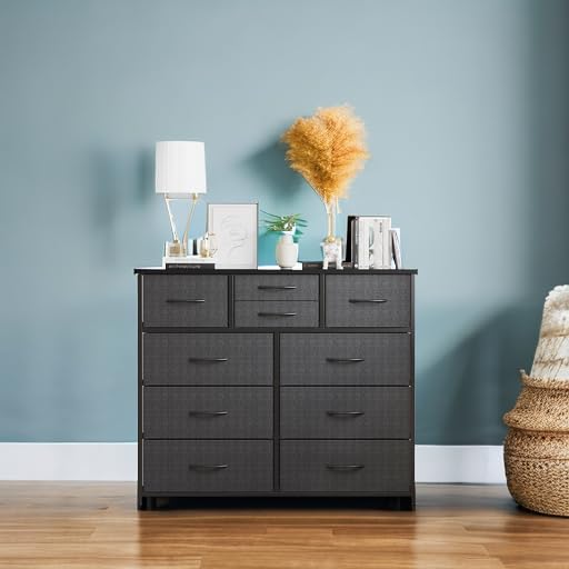 LUMTOK 10-Drawer Dresser, Fabric Storage Dressers