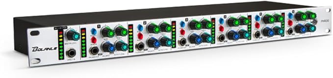 Bolanle PH6000 6-Channel Headphone Mixing Distribution Amplifier High-Power