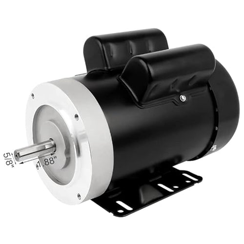 1.5HP Electric Motor 3450RPM Reversible Single Phase 56C Frame General Purpose