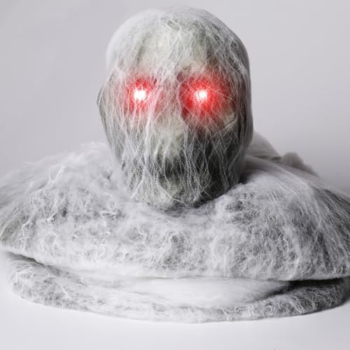 Halloween Decorations, 72 inches Scary Hanging Cocoon Corpse Props with Spook...