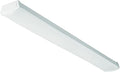 Lithonia Lighting 4 Foot LED Light Fixture, Low-Profile LED Wraparound Flush